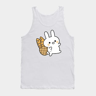 Miki the bunny with bread Tank Top